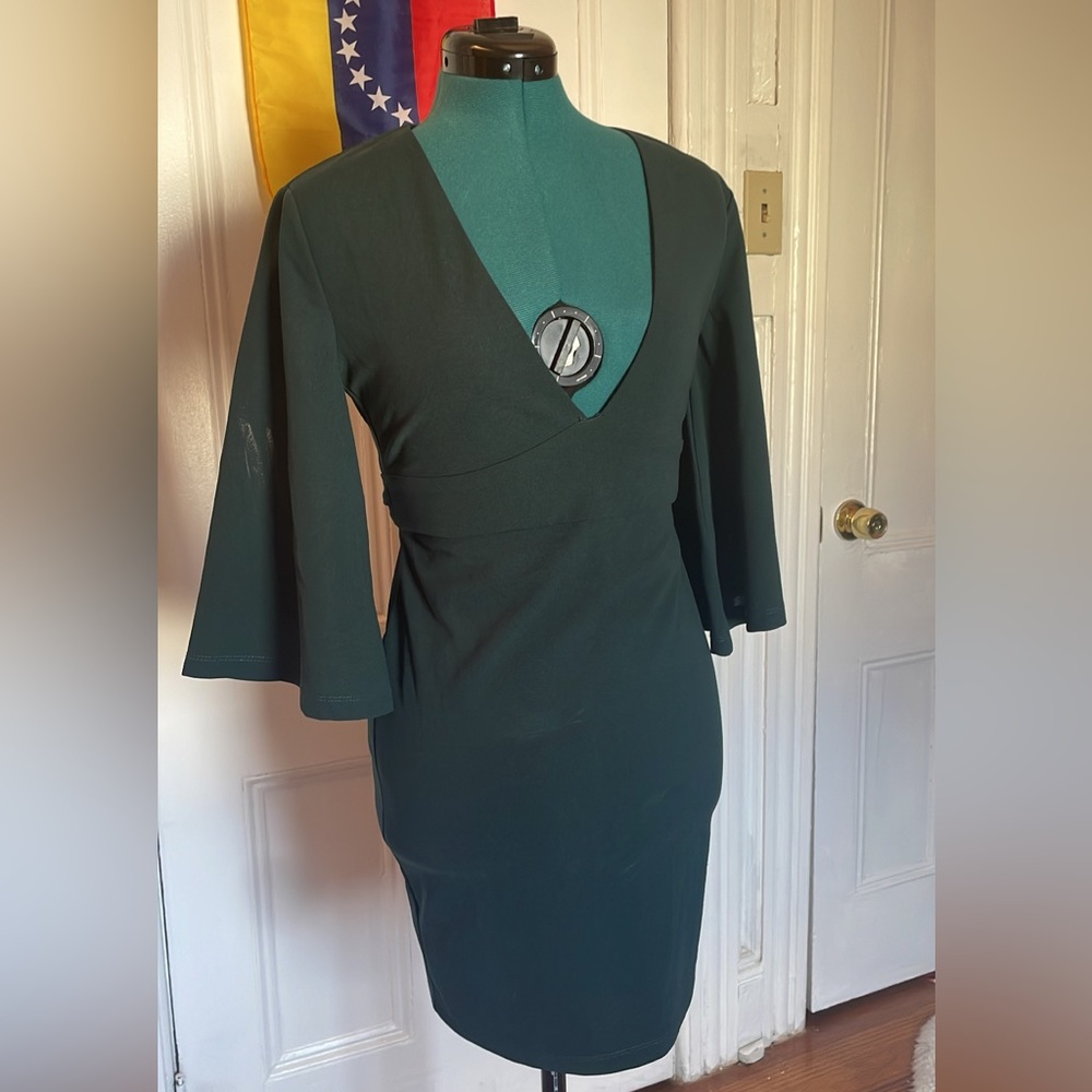 Lulu’s Dark Green Cocktail 👗 Dress